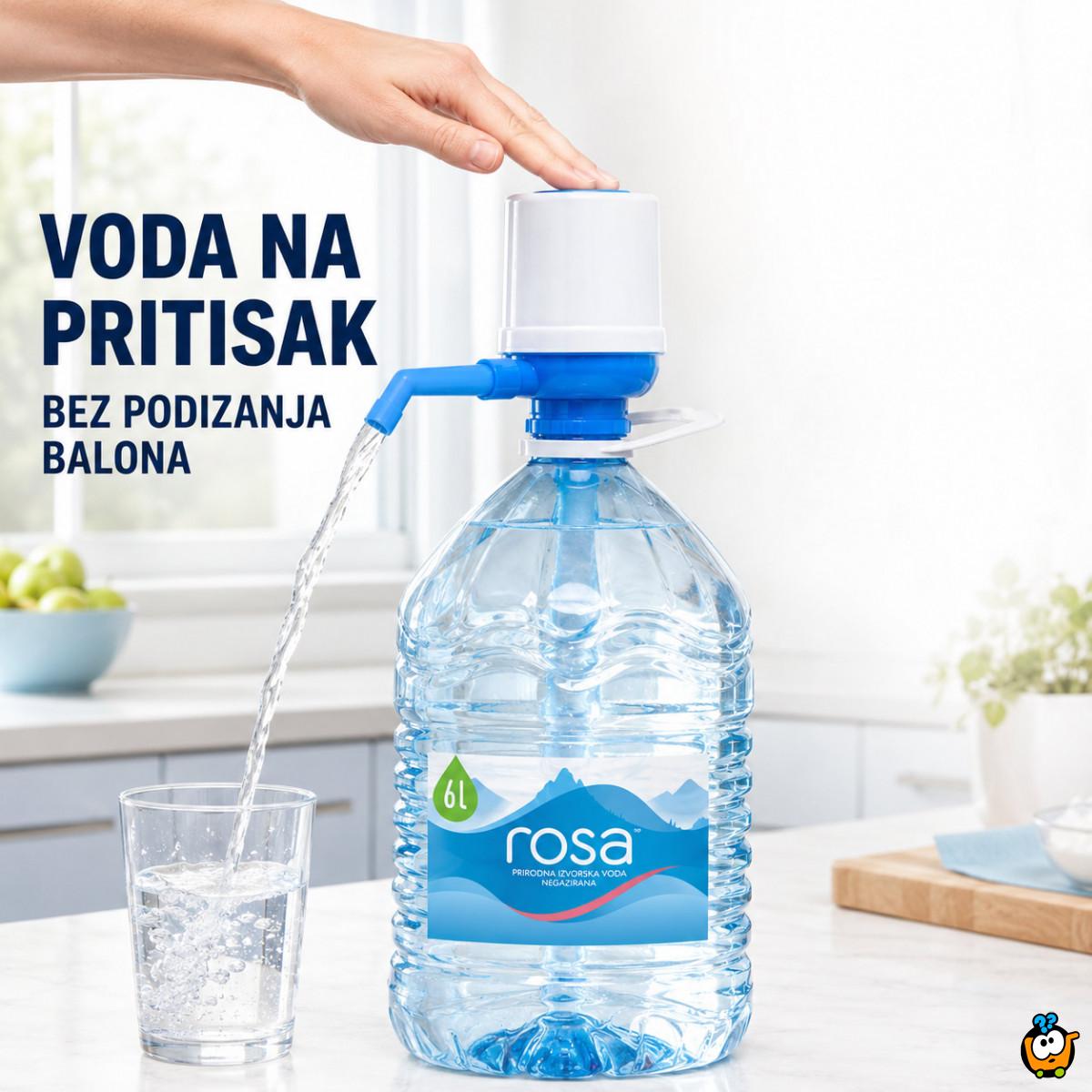 Ručna pumpa za velike flaše i balone za vodu 2,5–10 L