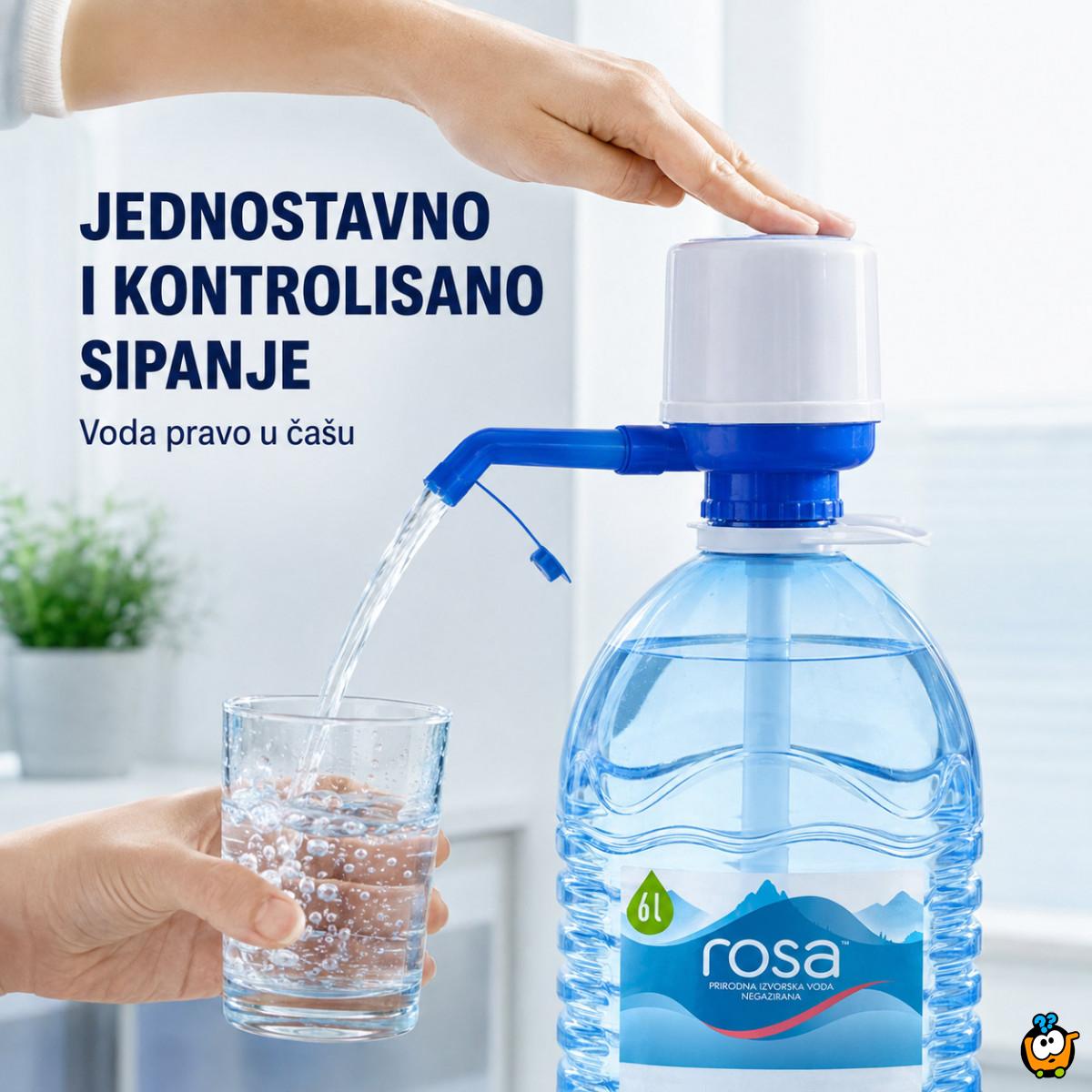 Ručna pumpa za velike flaše i balone za vodu 2,5–10 L