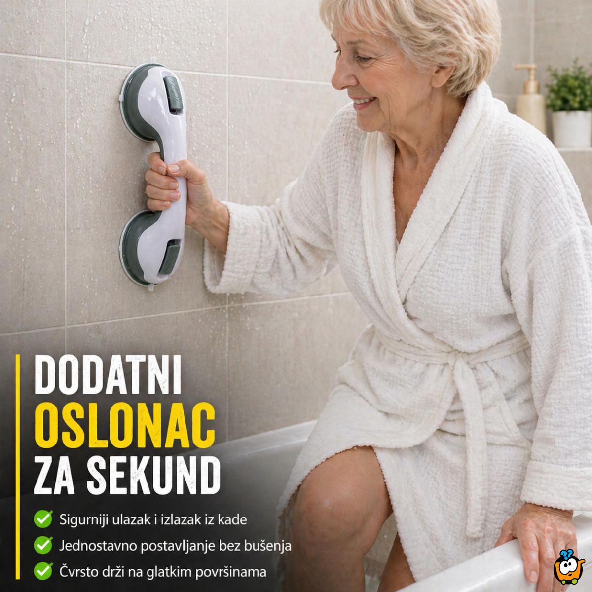 Vakuumski sigurnosni držač za kadu i tuš kabinu – bez bušenja - Bathroom holder