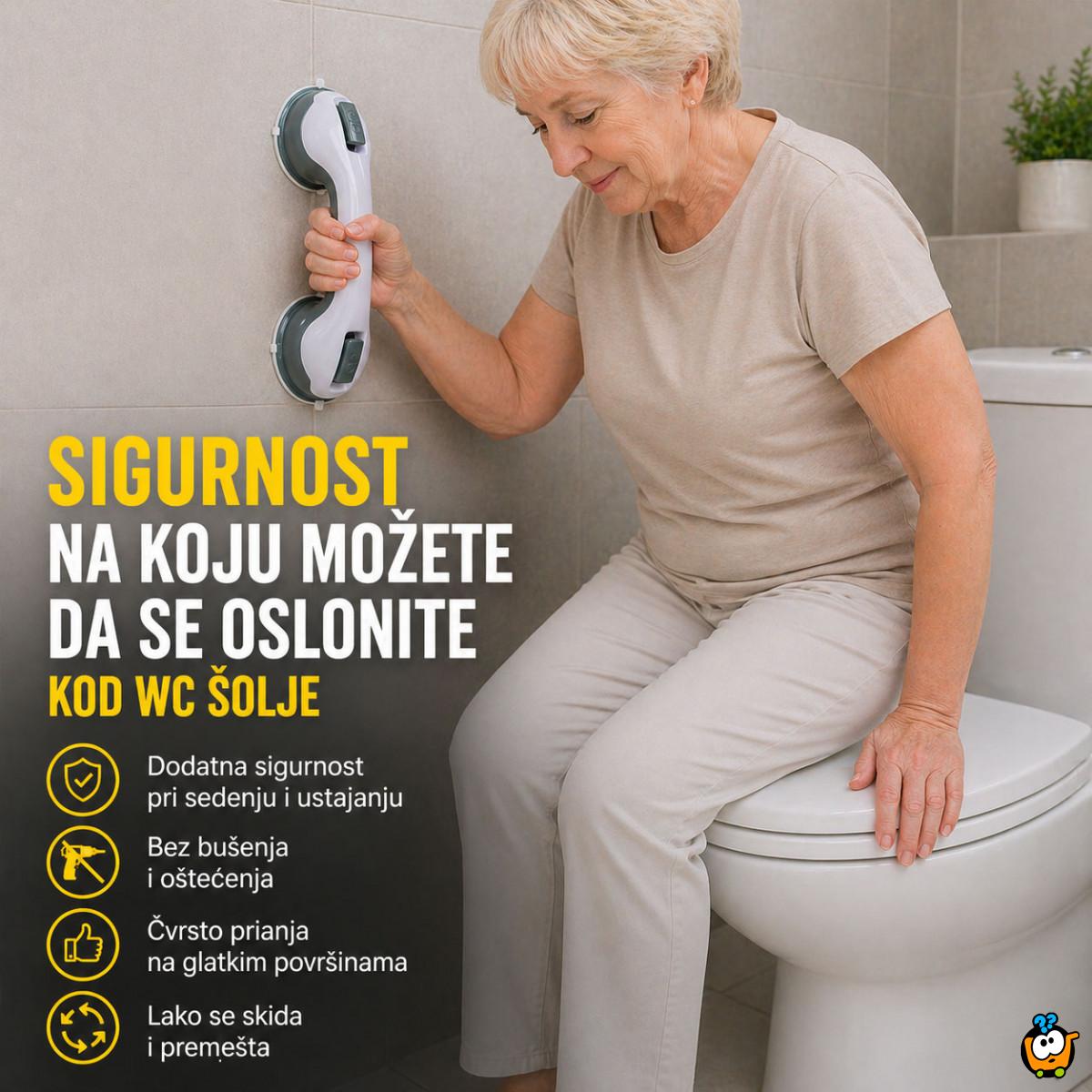 Vakuumski sigurnosni držač za kadu i tuš kabinu – bez bušenja - Bathroom holder