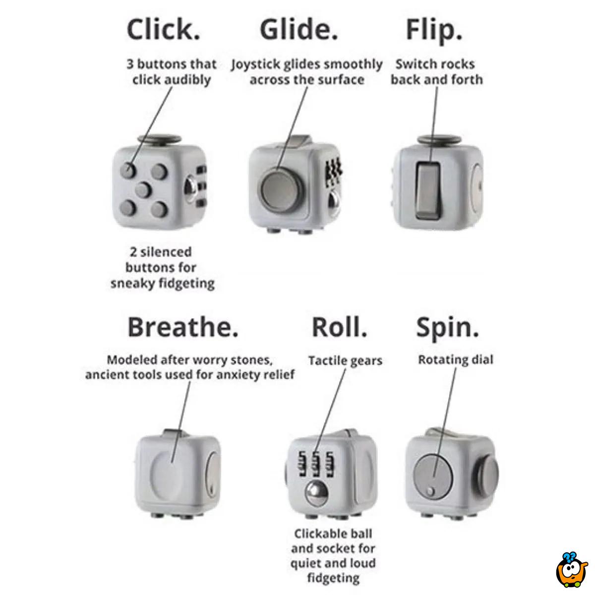 Fidget Cube - Anti-stres kocka