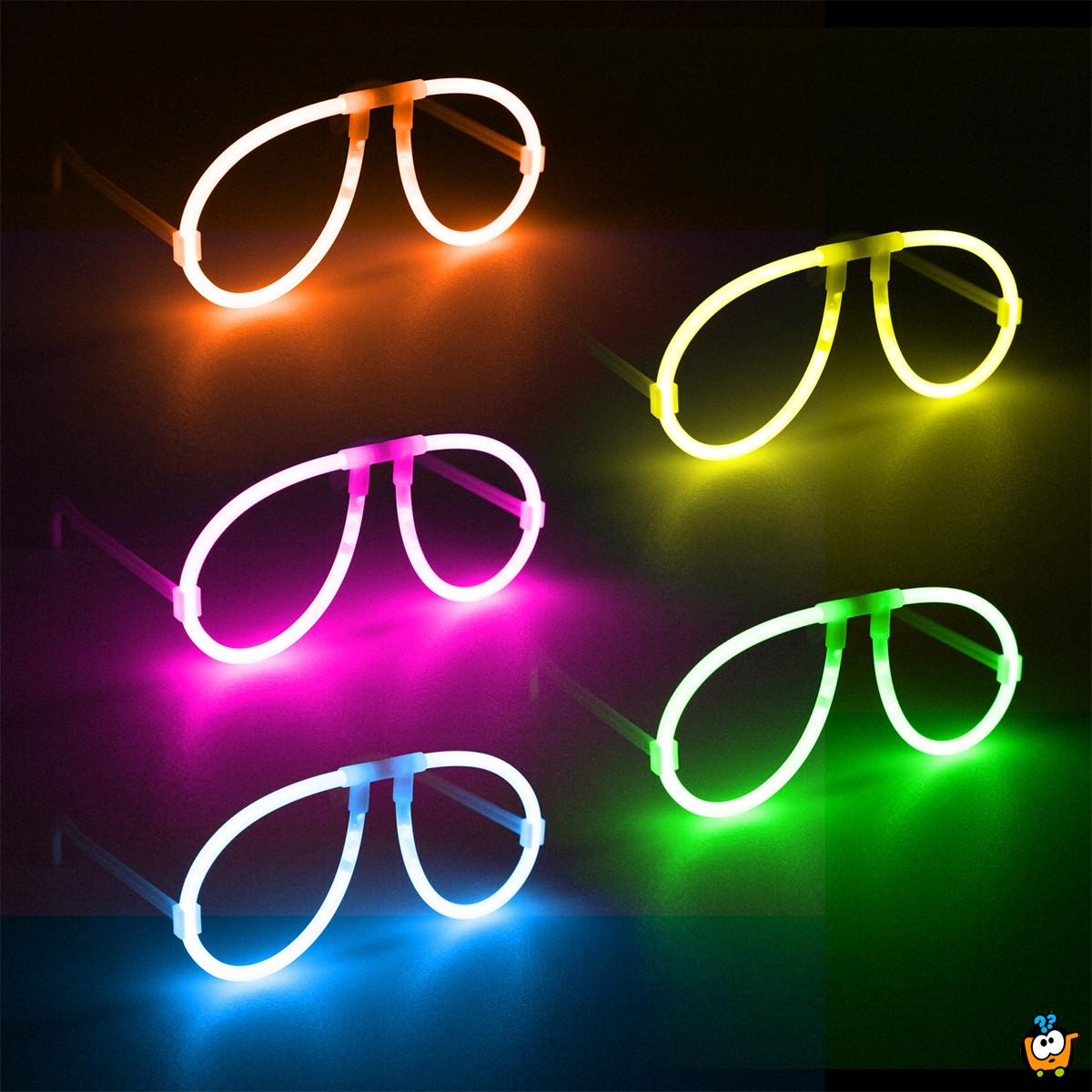 Glow Glasses - svetleće naočare za žurke