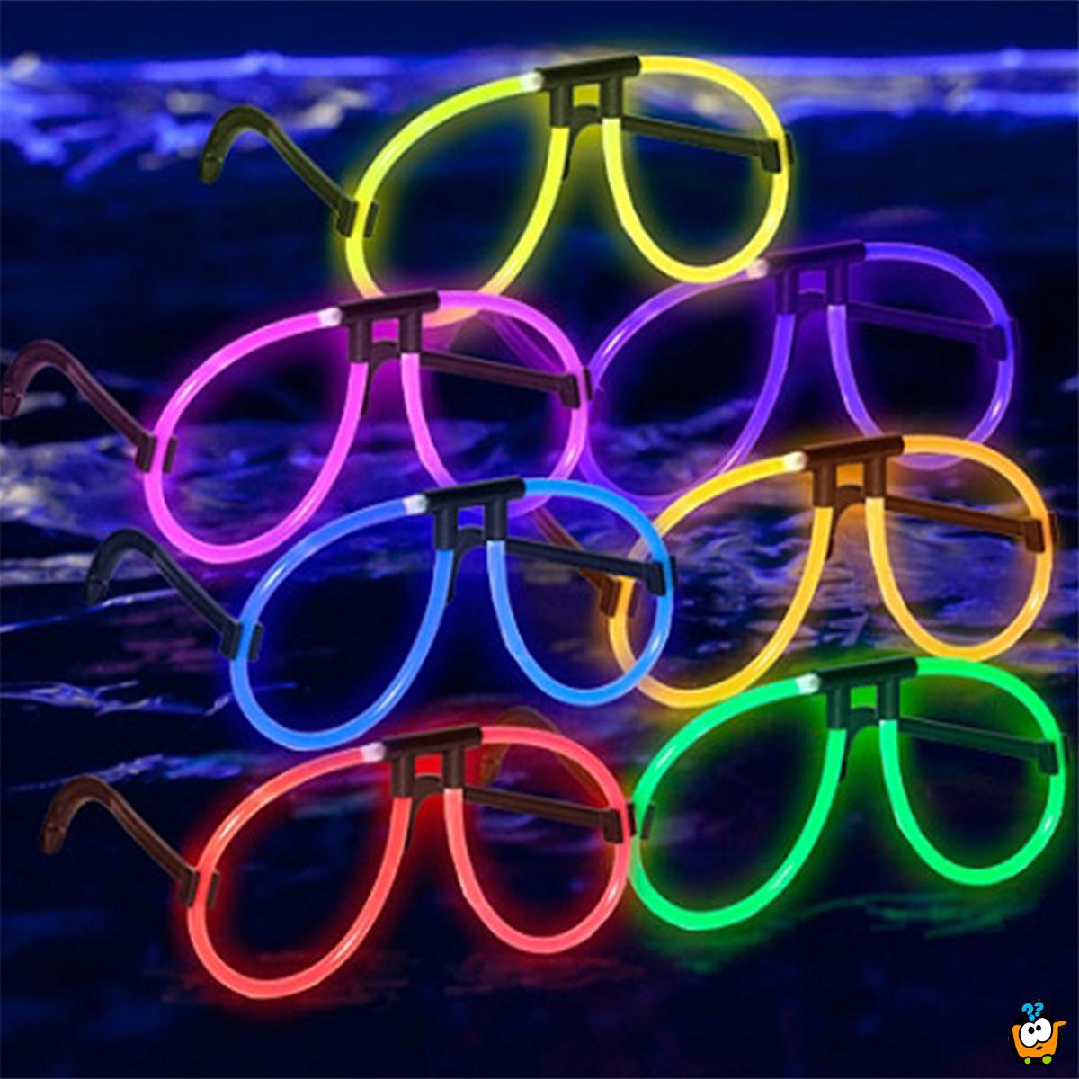 Glow Glasses - svetleće naočare za žurke