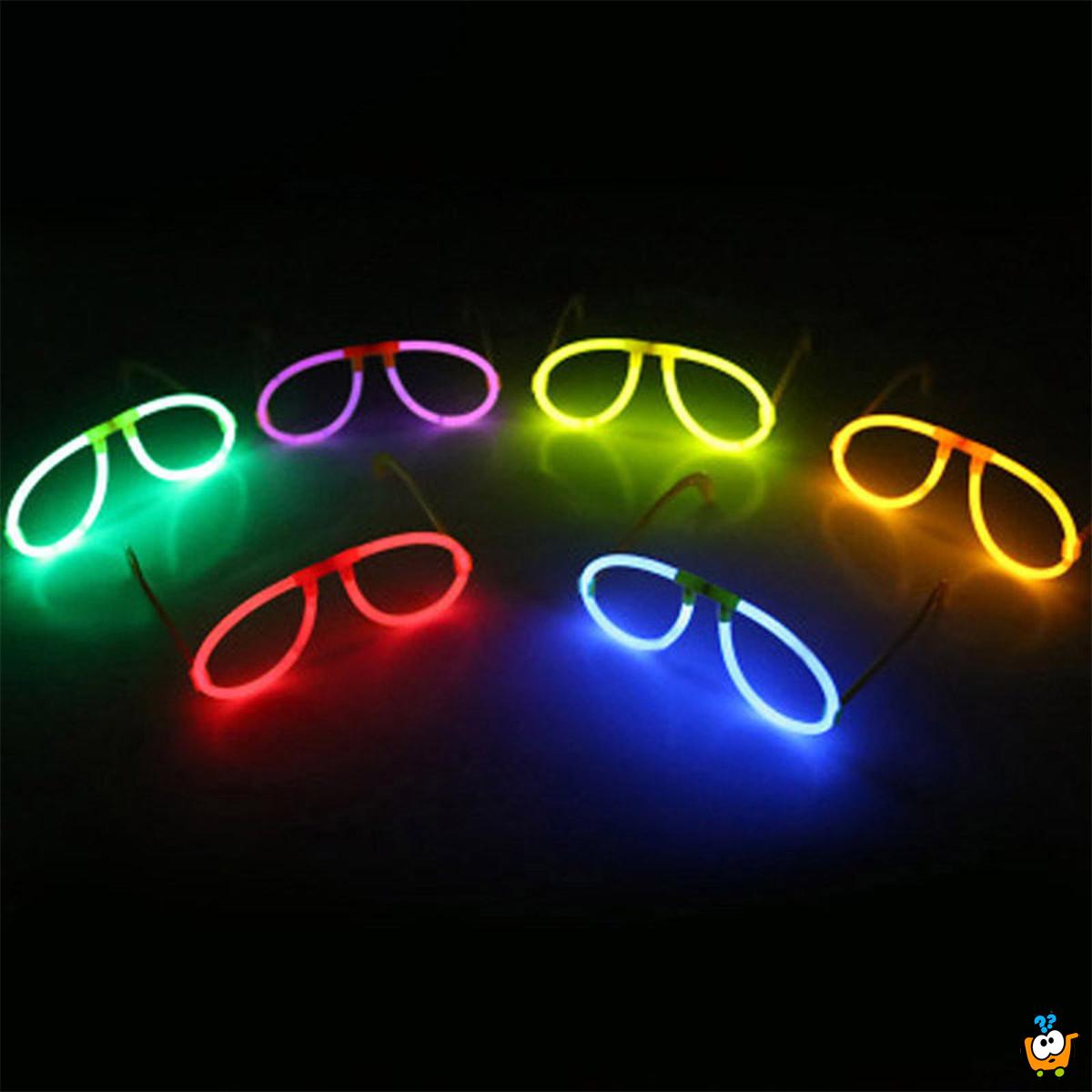 Glow Glasses - svetleće naočare za žurke