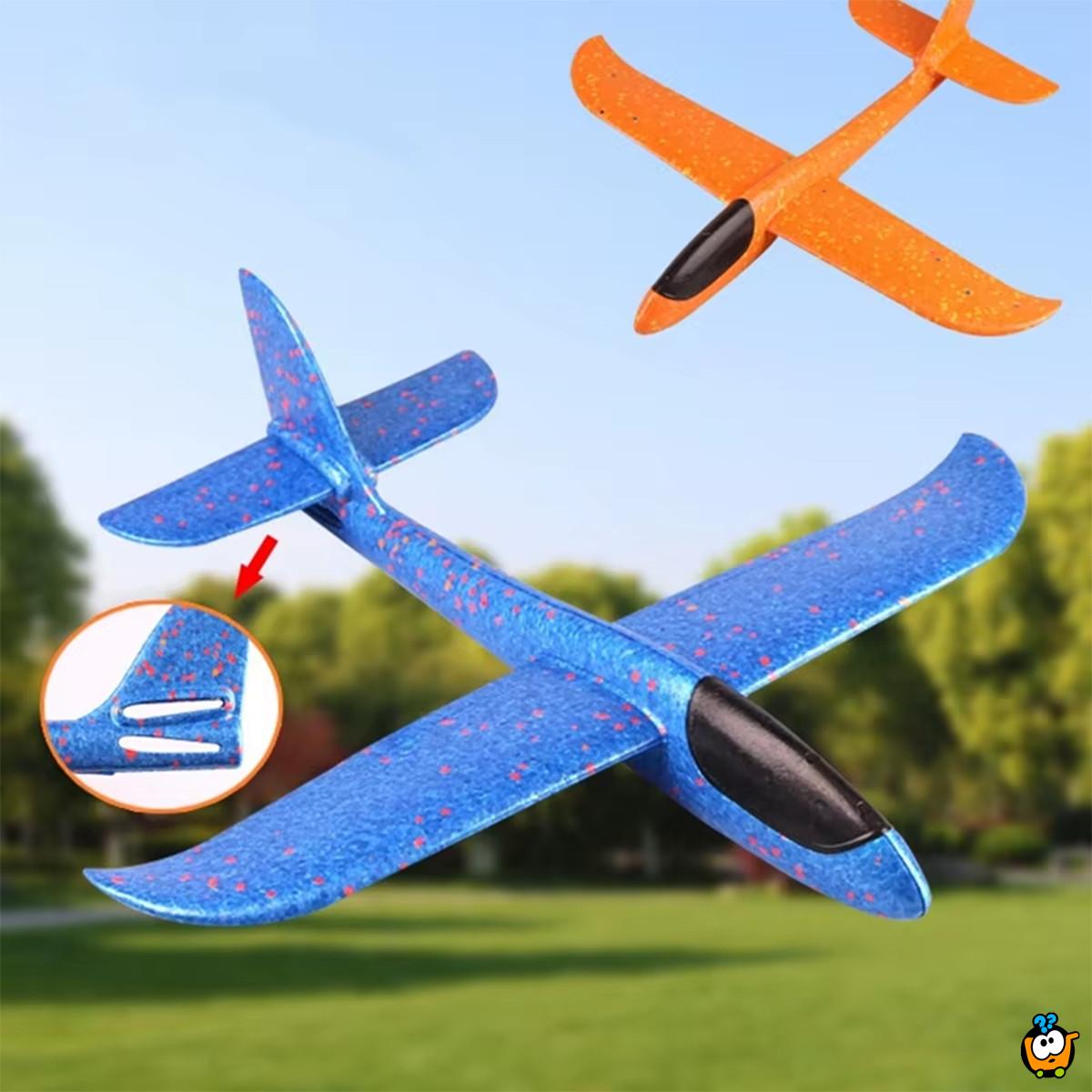 Magičan Avion BIG 48 cm - Izrađen od specijalne pene koji se ručno baca