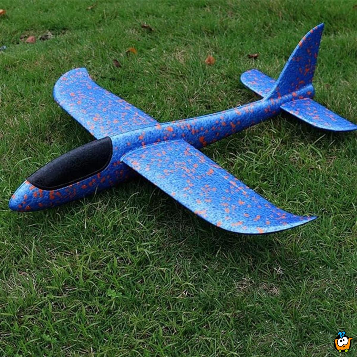 Magičan Avion BIG 48 cm - Izrađen od specijalne pene koji se ručno baca