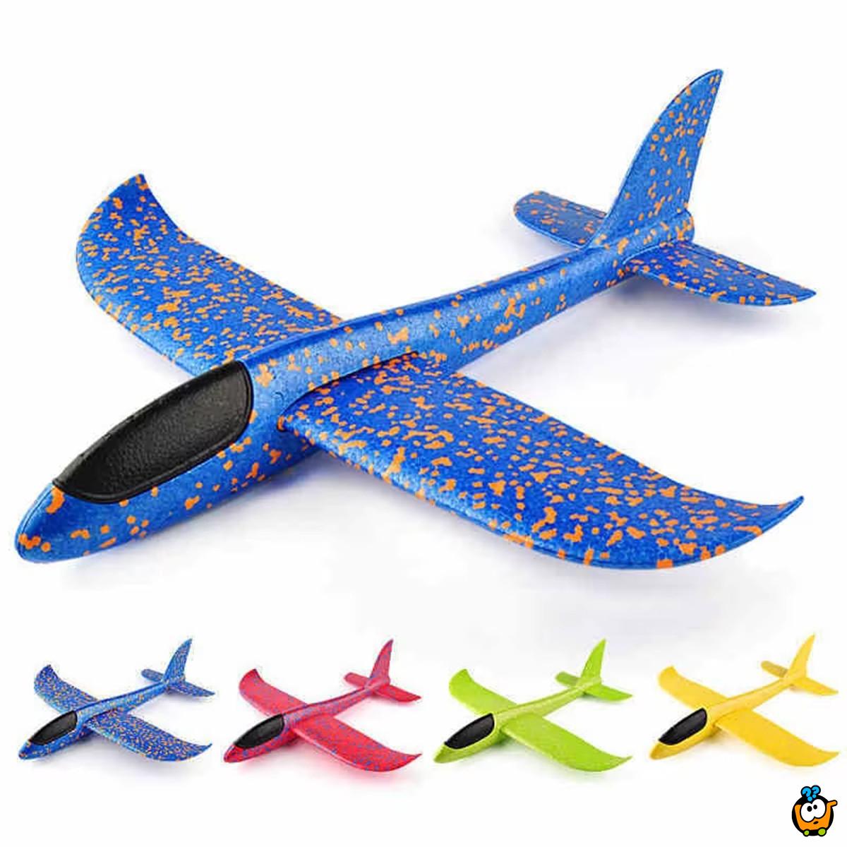 Magičan Avion BIG 48 cm - Izrađen od specijalne pene koji se ručno baca