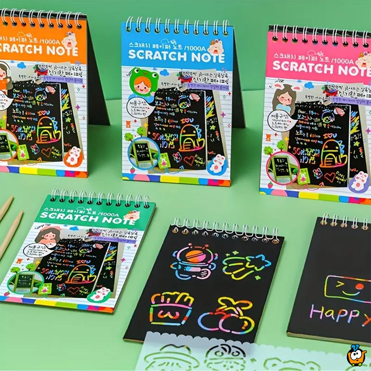 Rainbow notes - Zgrafito notes za decu