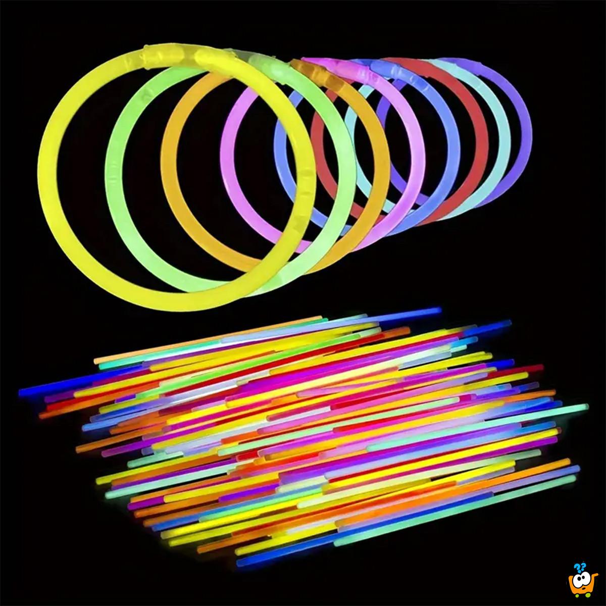 Glow Sticks - Magični svetleći štapići 50 kom