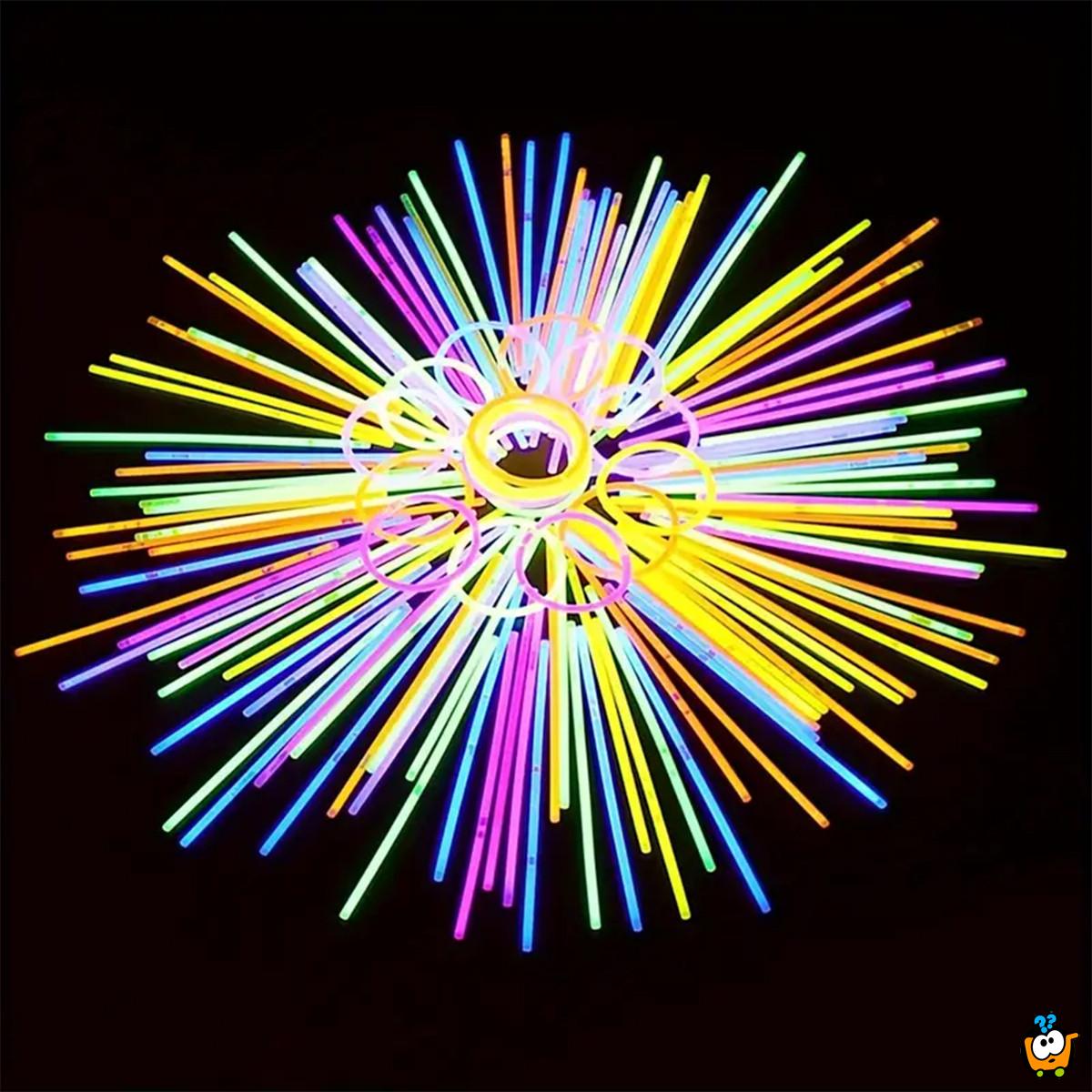 Glow Sticks - Magični svetleći štapići 50 kom