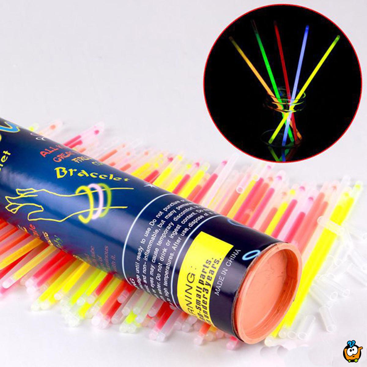 Glow Sticks - Magični svetleći štapići 50 kom