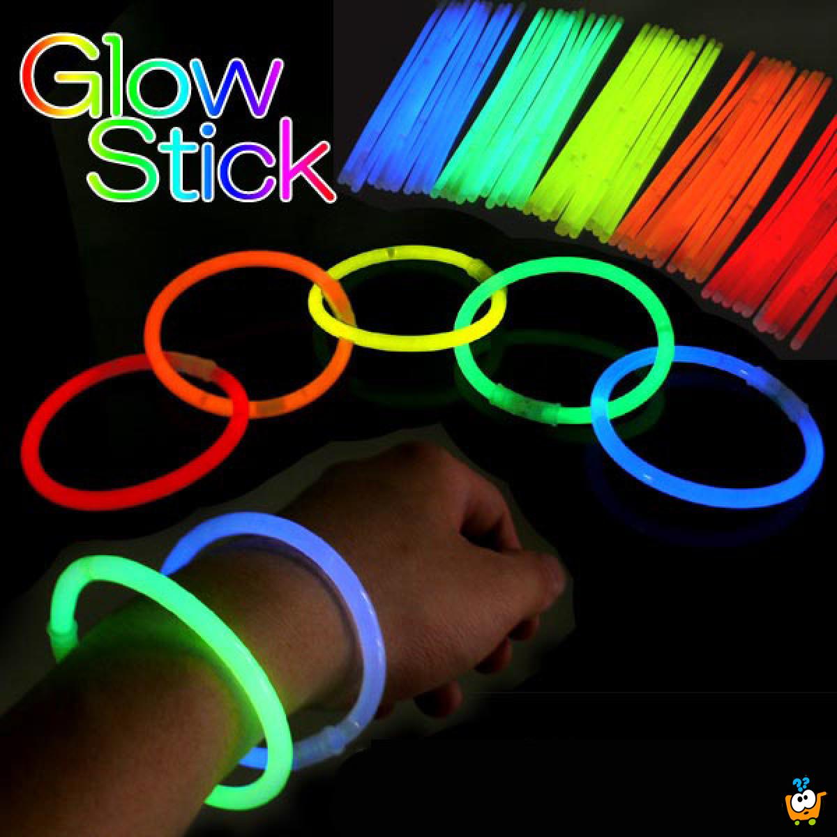 Glow Sticks - Magični svetleći štapići 50 kom