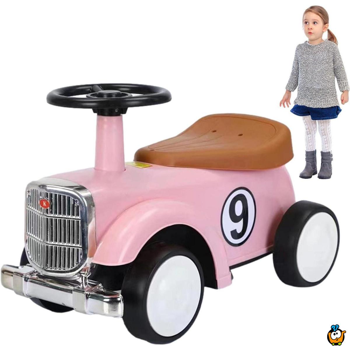 Pink Old Timer – Dečiji autić guralica vintage stila