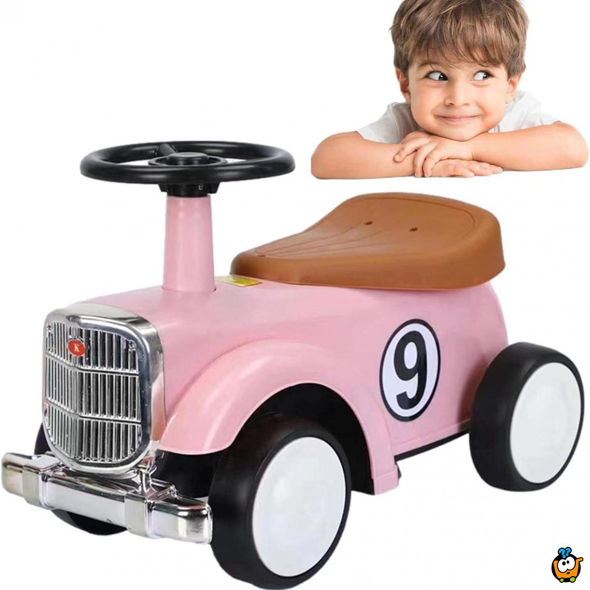 Pink Old Timer – Dečiji autić guralica vintage stila