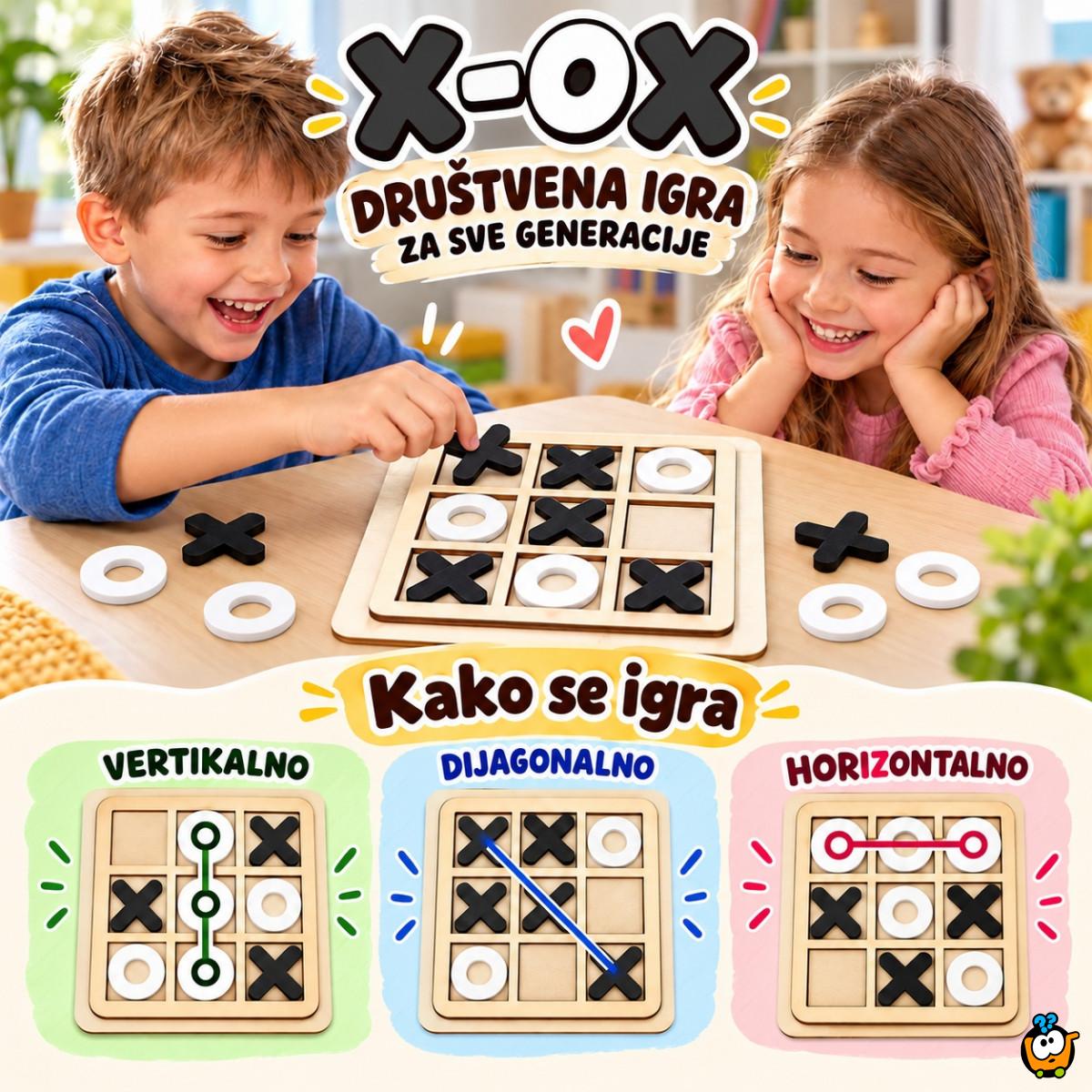 X-OX društvena igra za sve generacije