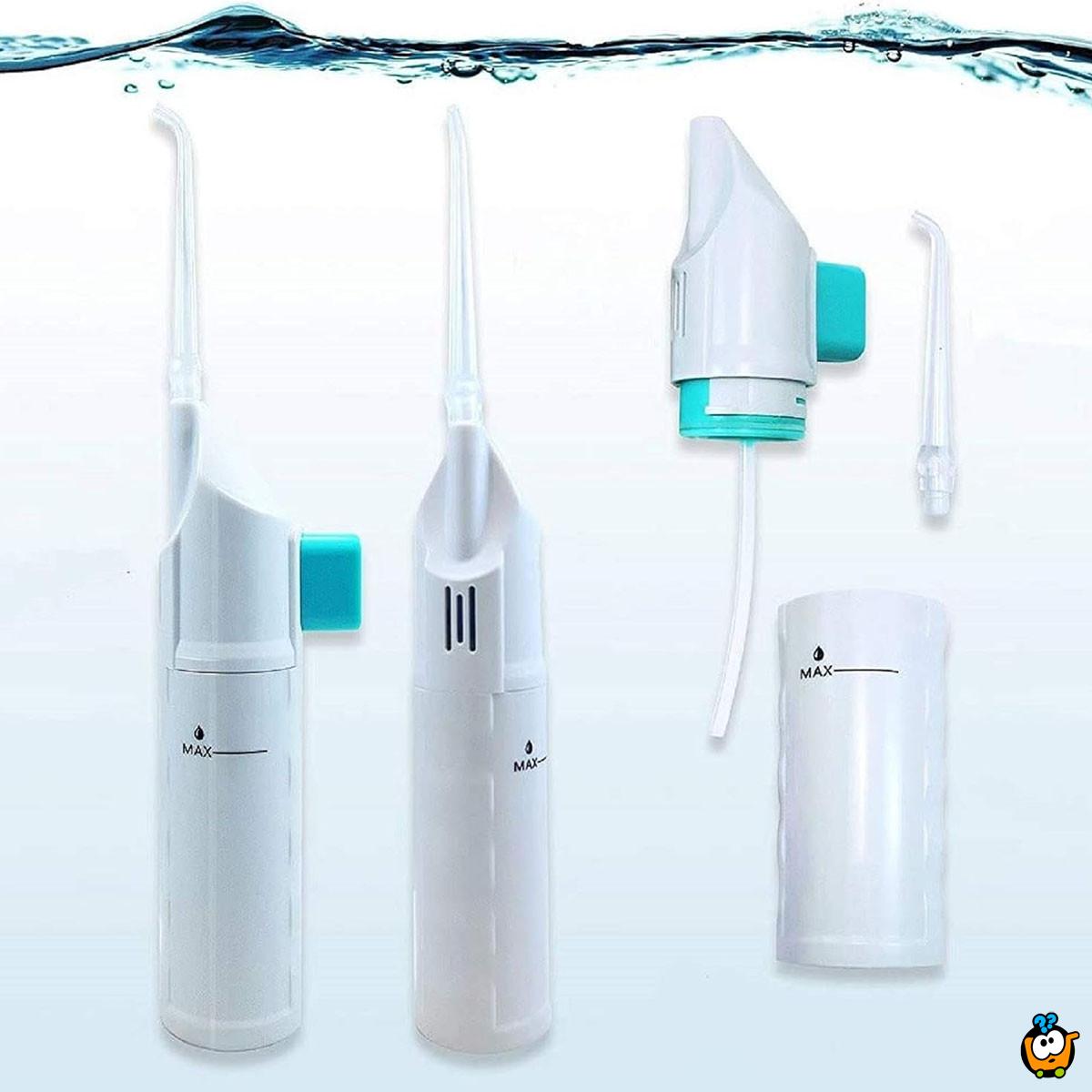 Power Floss - Prenosivi vodeni čistač zuba bez baterija
