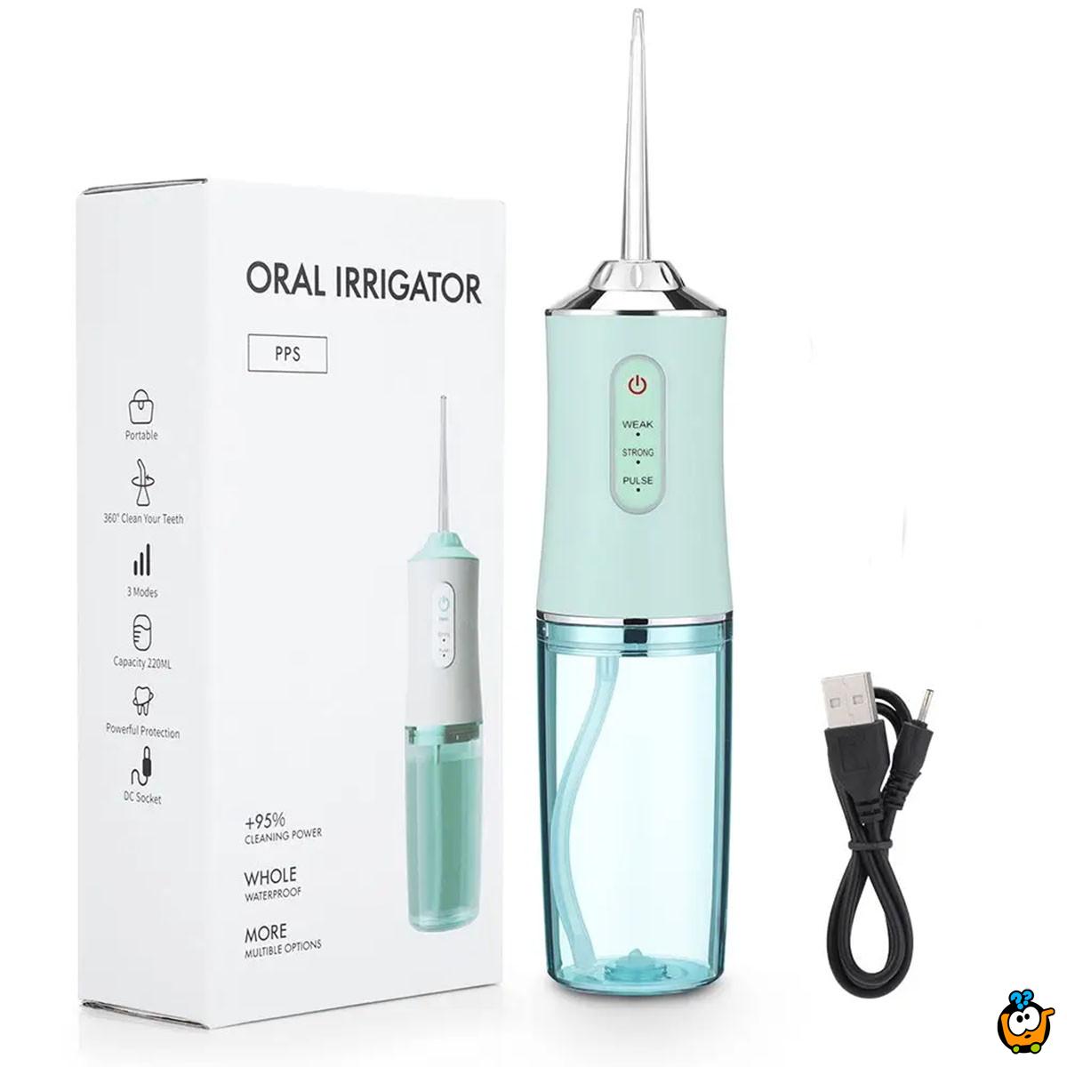 Oralni irigator - Dubinsko čišćenje zuba vodom