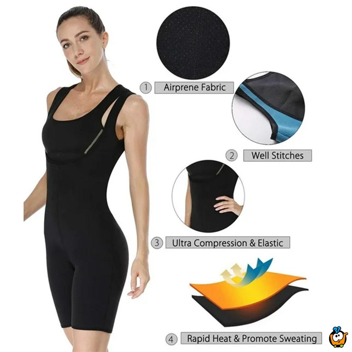 Hot Shapers kombinezon - Sauna odelo za žene za mršavljenje i oblikovanje tela 