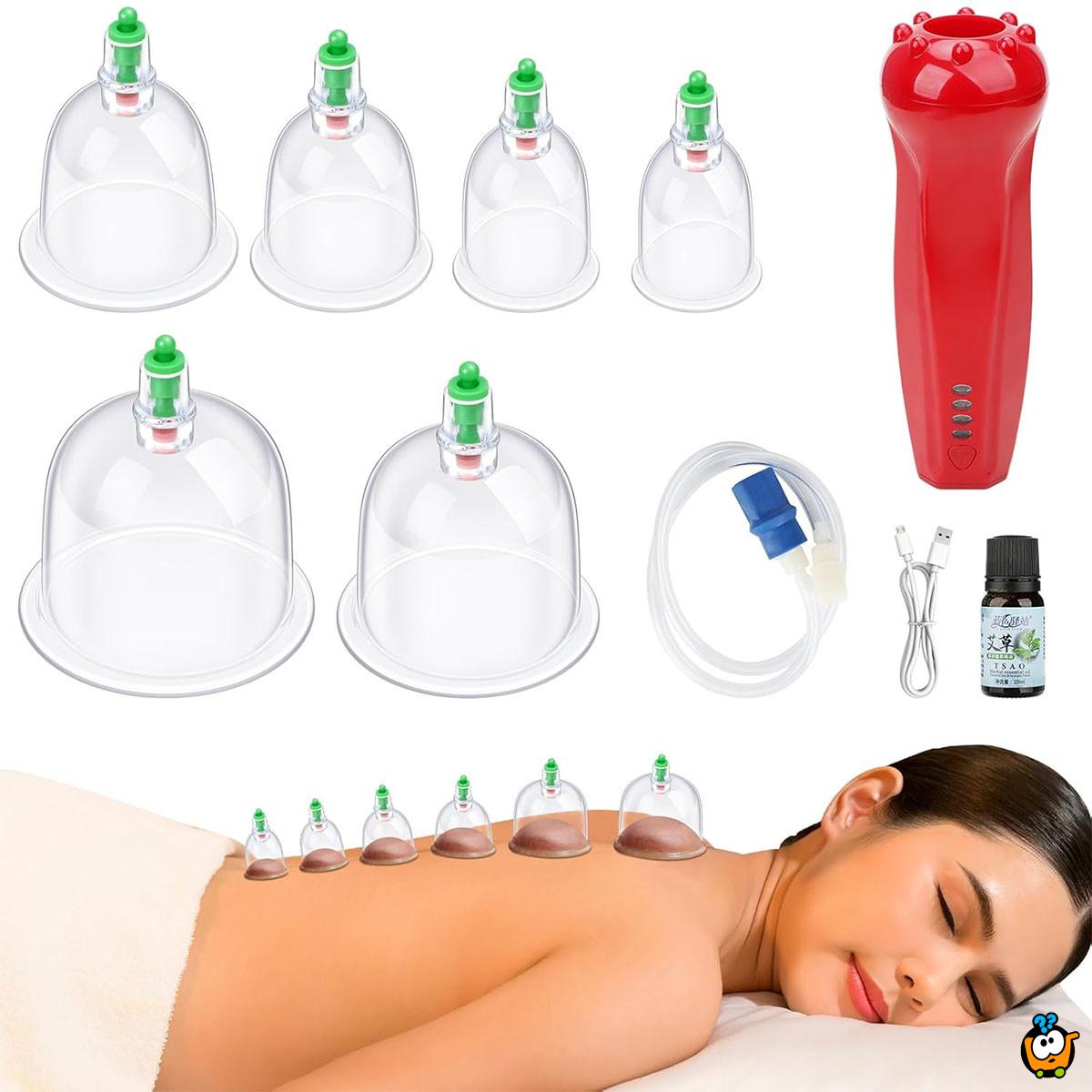 Pametni električni set za vakuum masažu