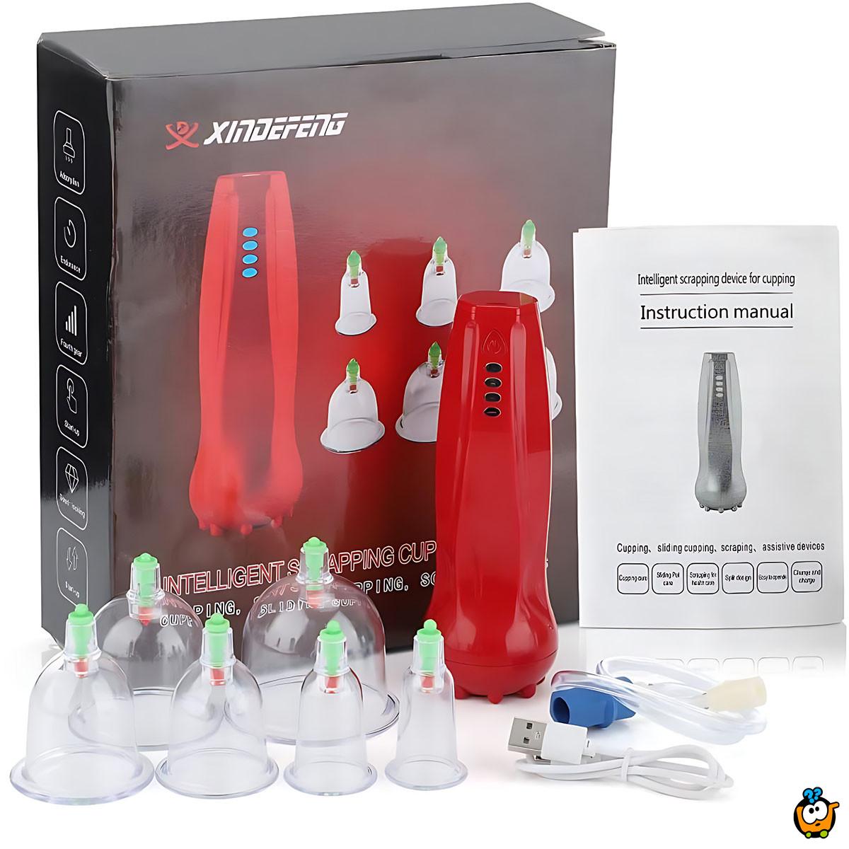 Pametni električni set za vakuum masažu