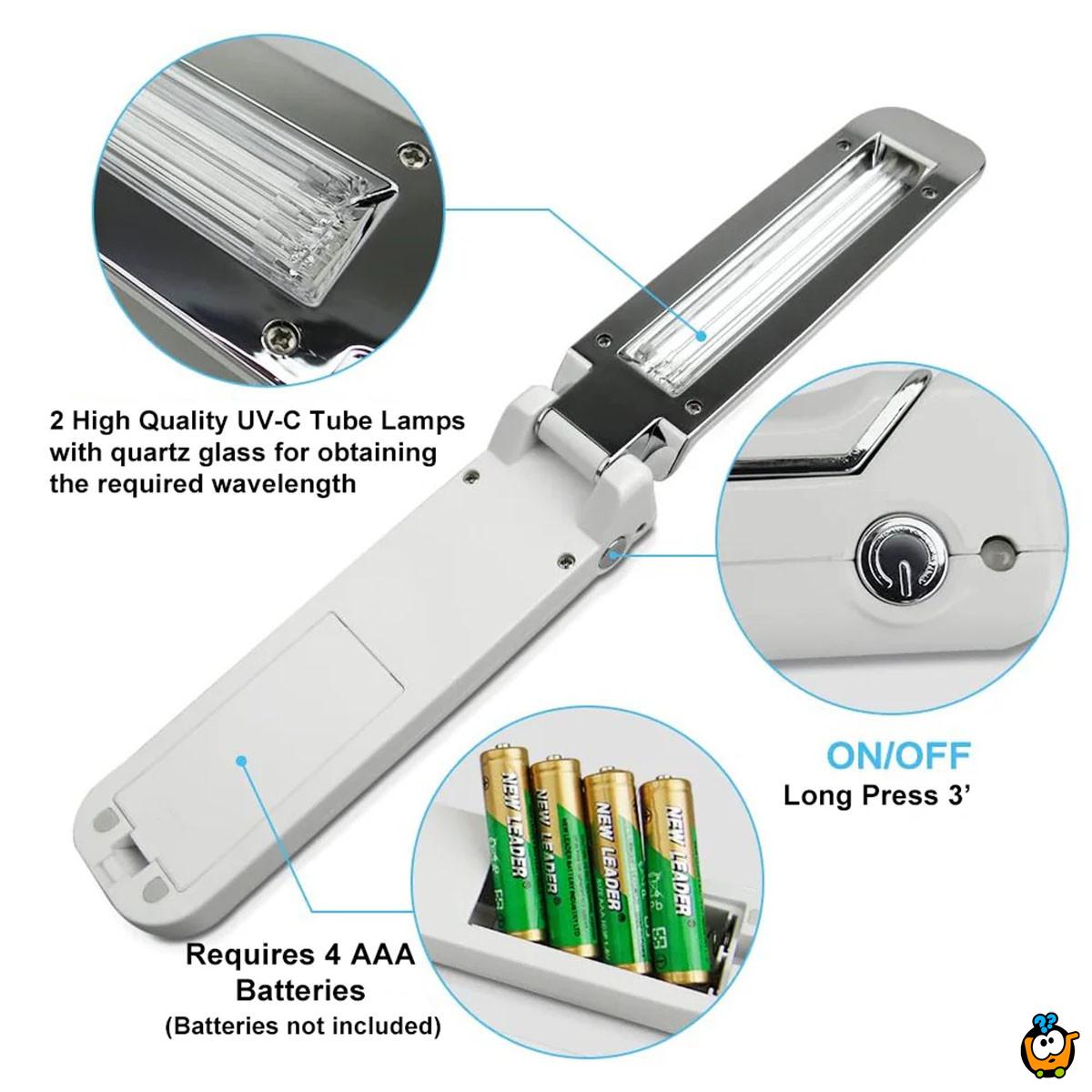 Prenosiva UV lampa za efikasnu dezinfekciju