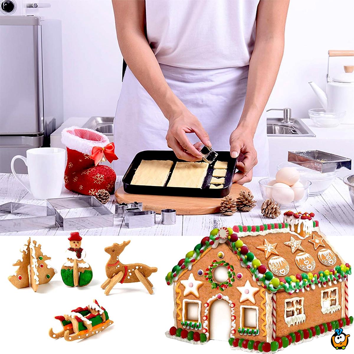 Ginger House - Kalup za kućicu od slatkiša