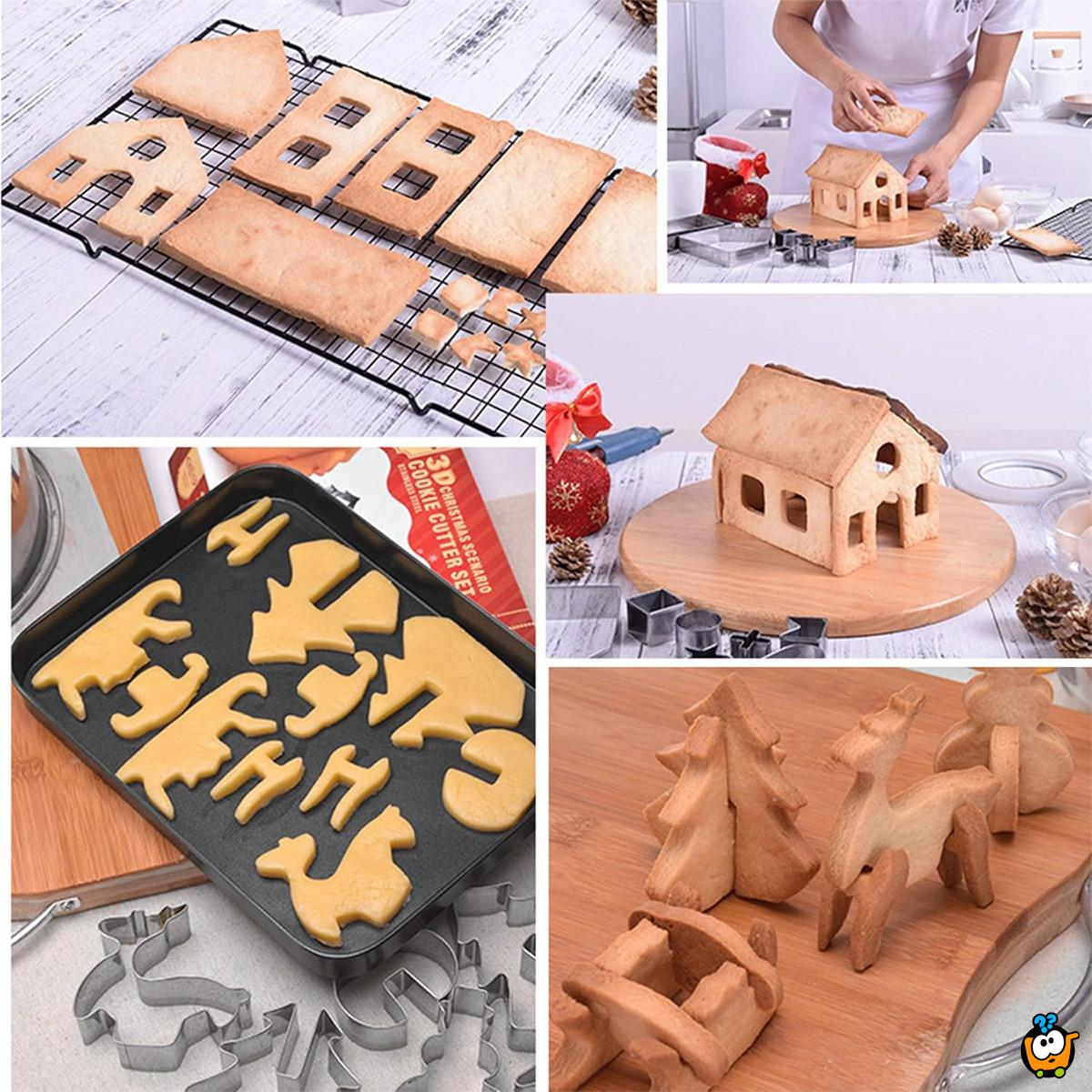 Ginger House - Kalup za kućicu od slatkiša