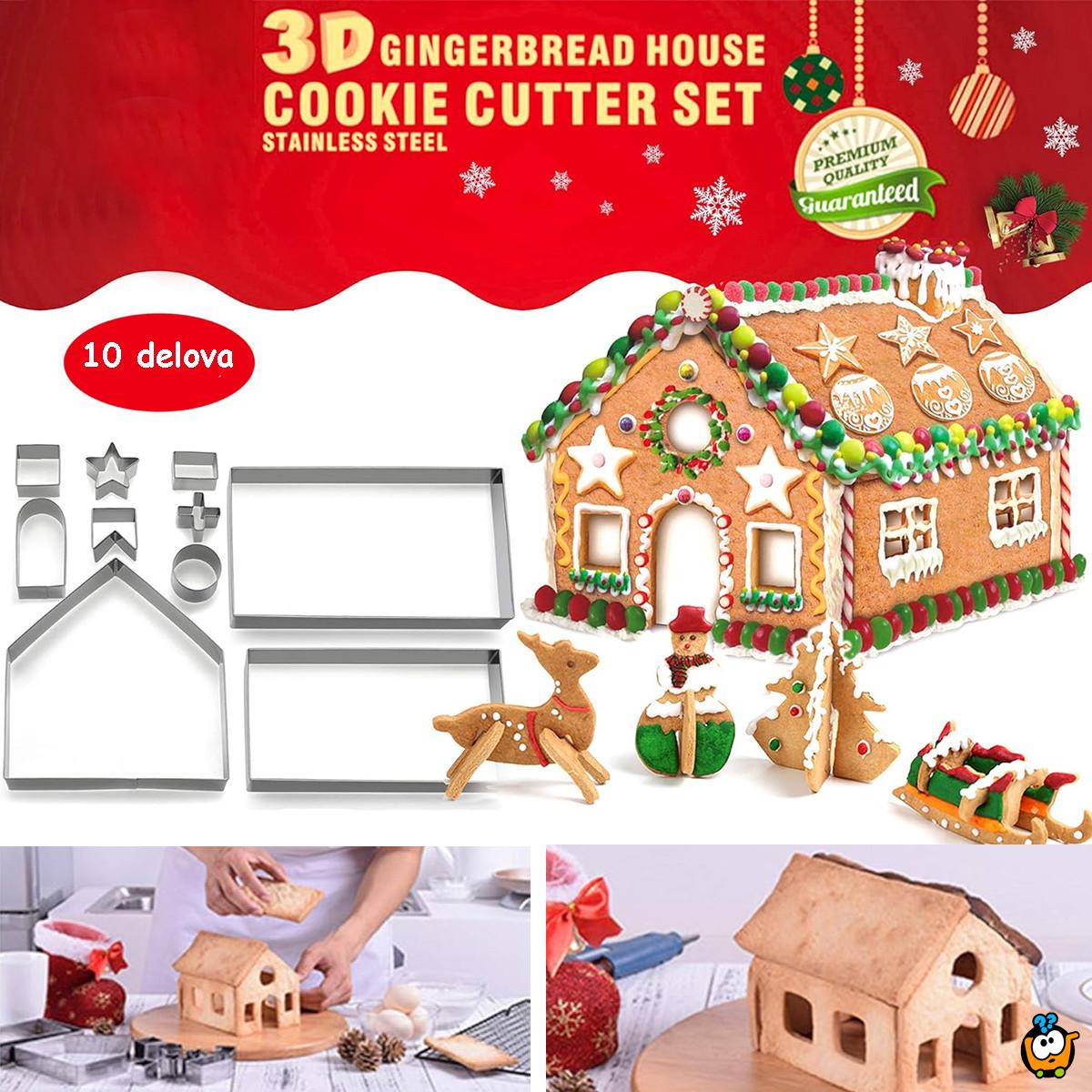 Ginger House - Kalup za kućicu od slatkiša