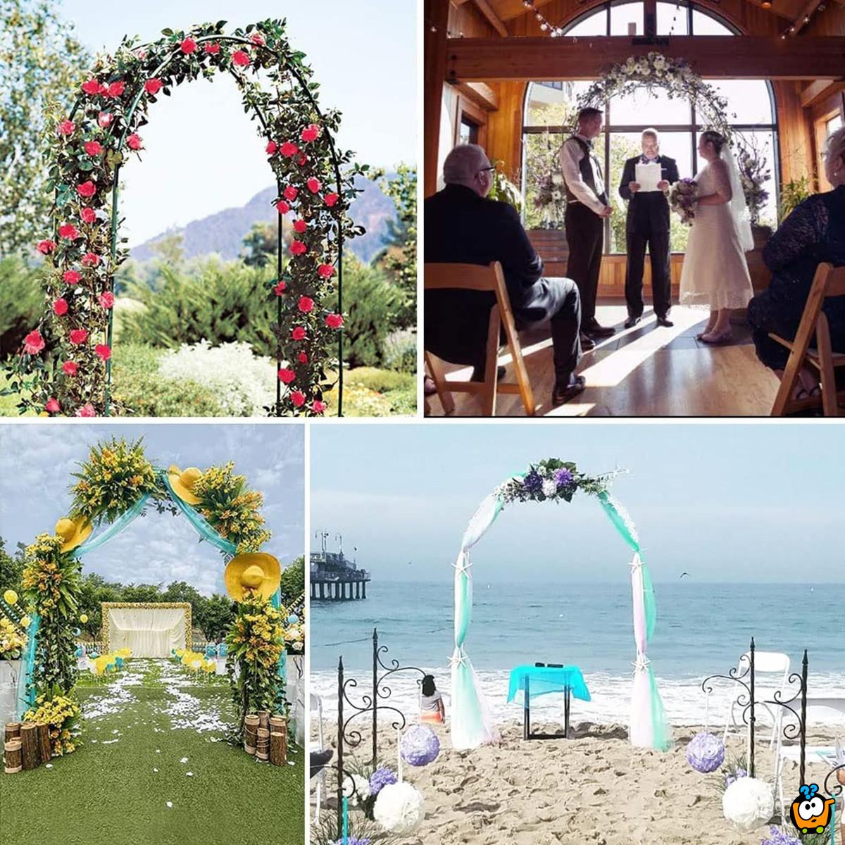 Pergola WHITE - Baštenski luk za ruže i puzavice