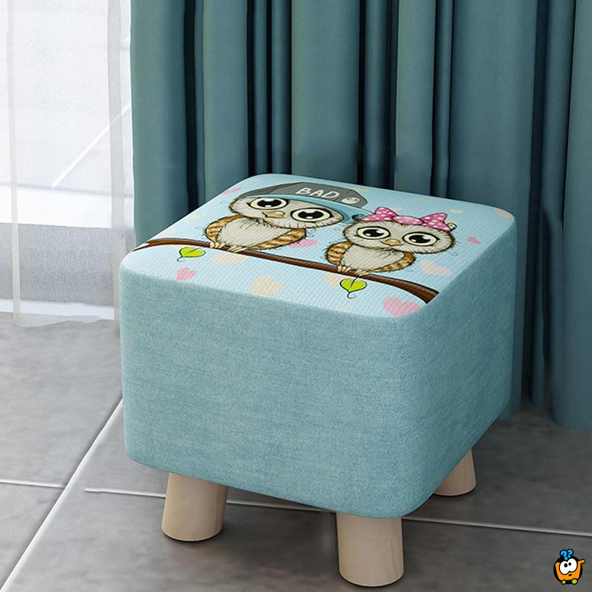 Tabure sa drvenim nogarama - MINIONSI
