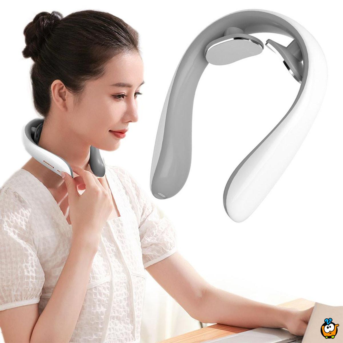 Masažer za vrat - Dubinsko opuštanje vrata uz toplotnu masažu