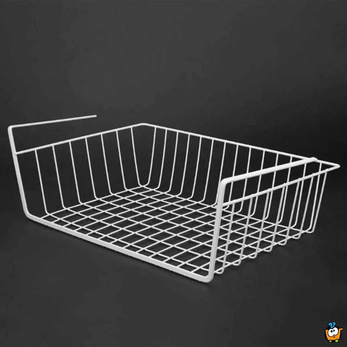 Metal shelf - Metalna viseća polica bela