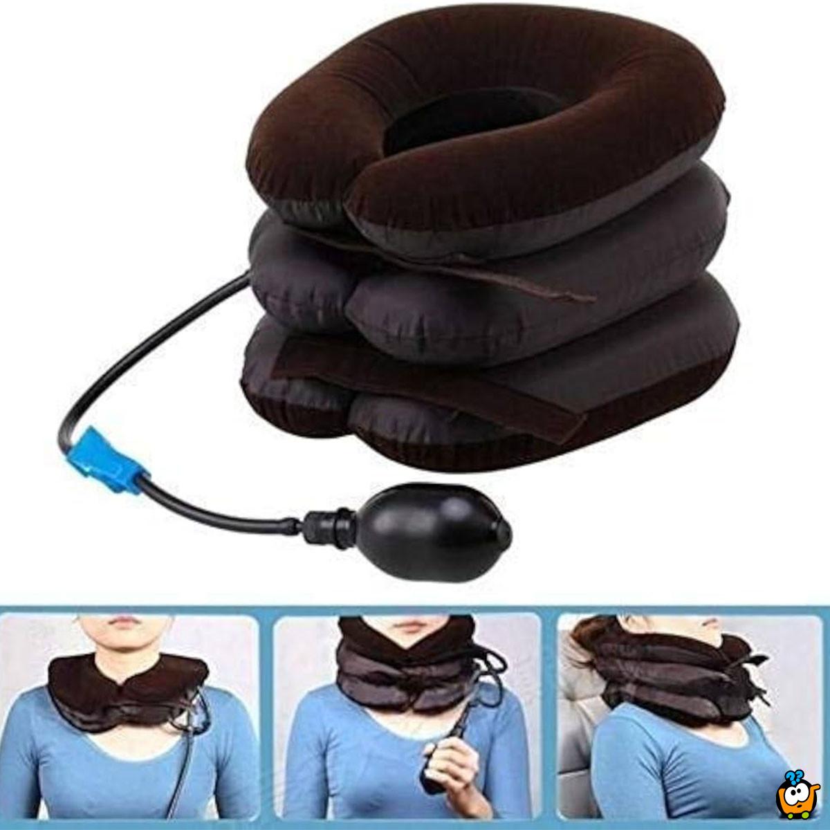 Ortopedski naduvavajući jastuk za vrat - potpora i olakšanje bola
