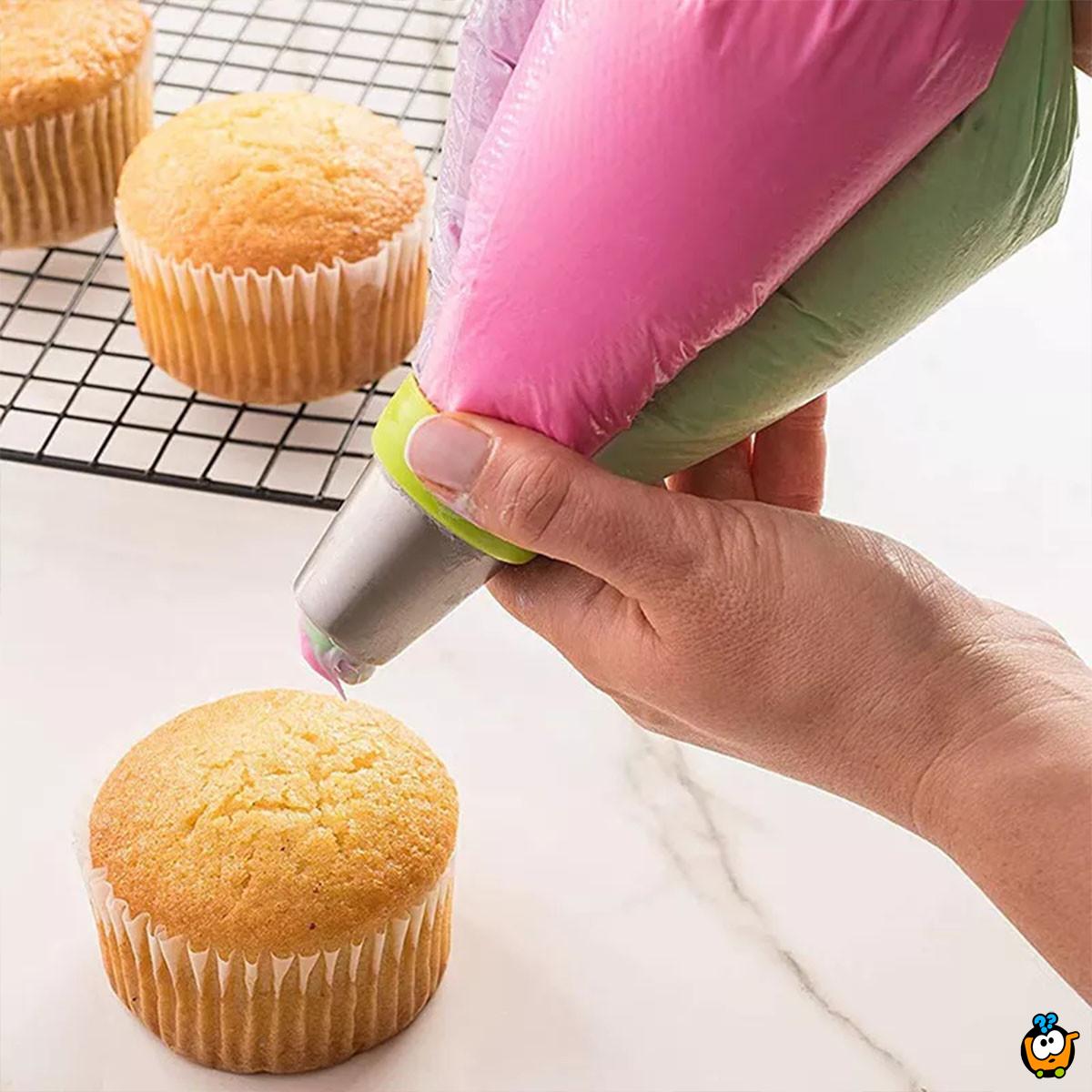 Rose Cake Set - Špric sa 7 nastavaka za ružice od šlaga