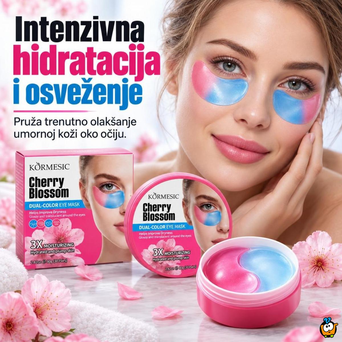 Kormesic Cherry Blossom dvoslojna maska za područje oko očiju – 30 pari