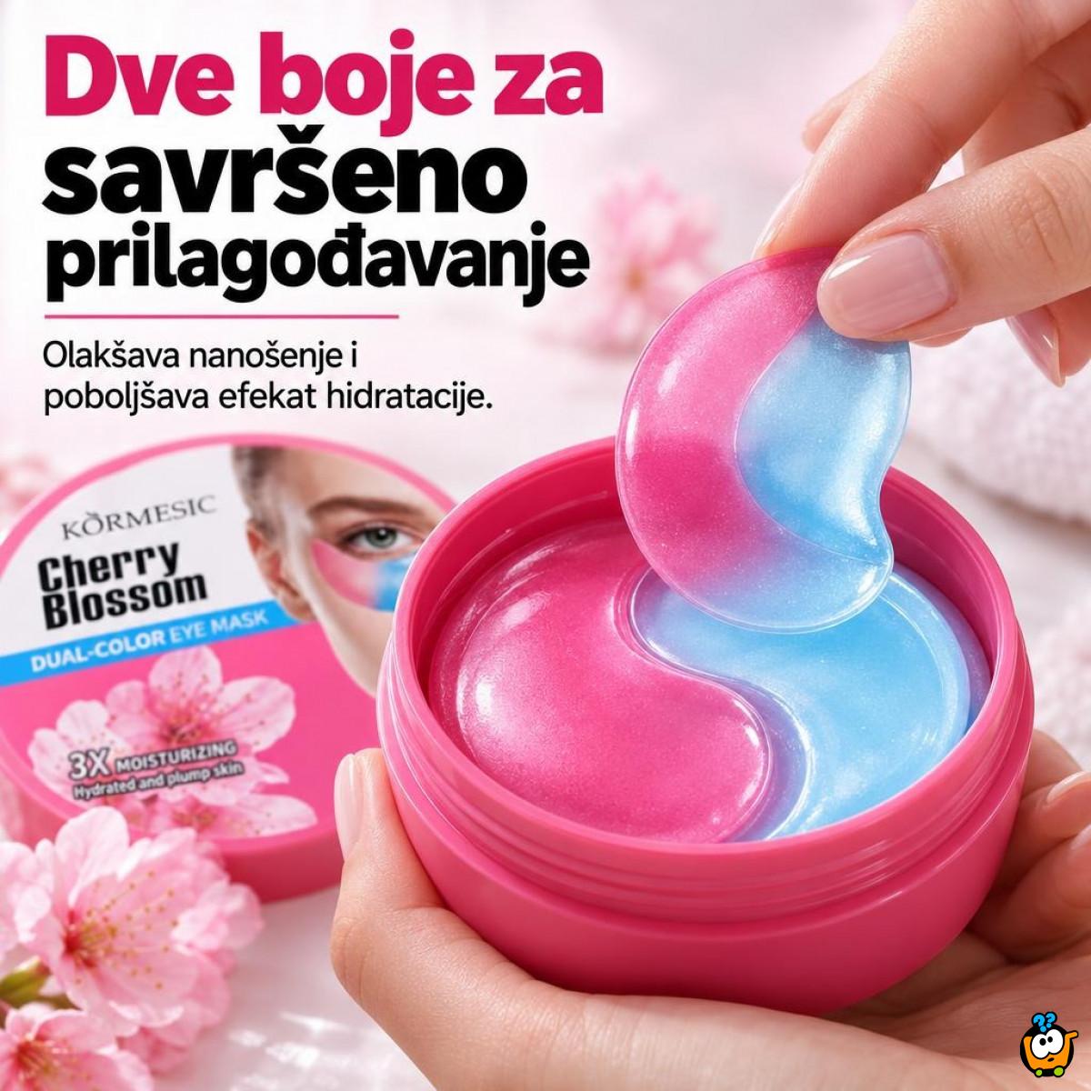 Kormesic Cherry Blossom dvoslojna maska za područje oko očiju – 30 pari