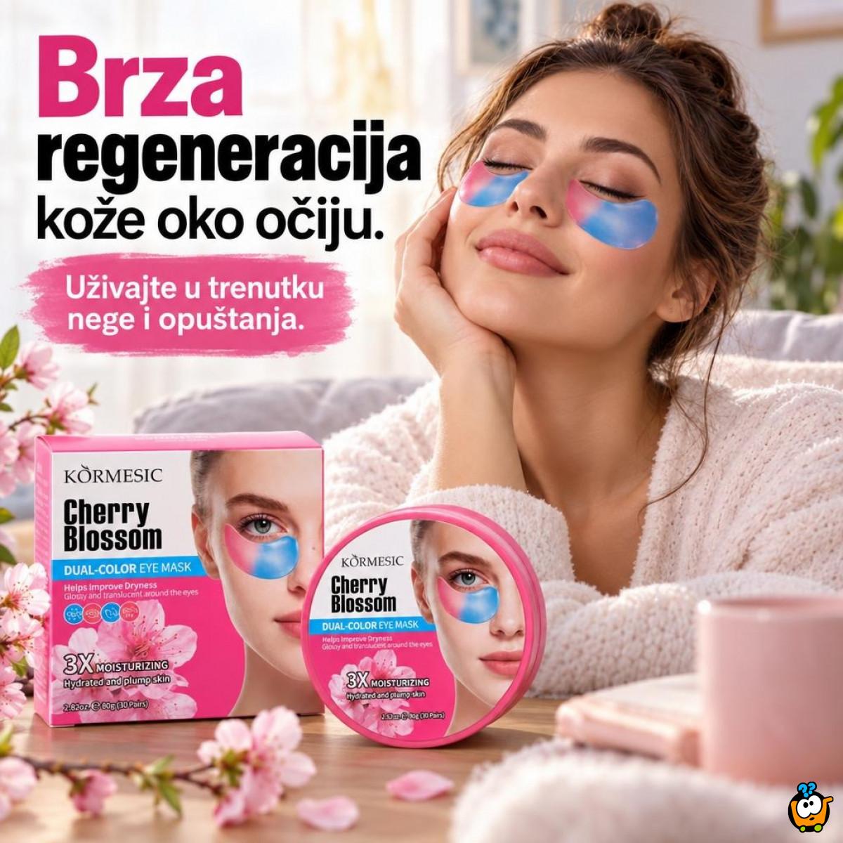 Kormesic Cherry Blossom dvoslojna maska za područje oko očiju – 30 pari