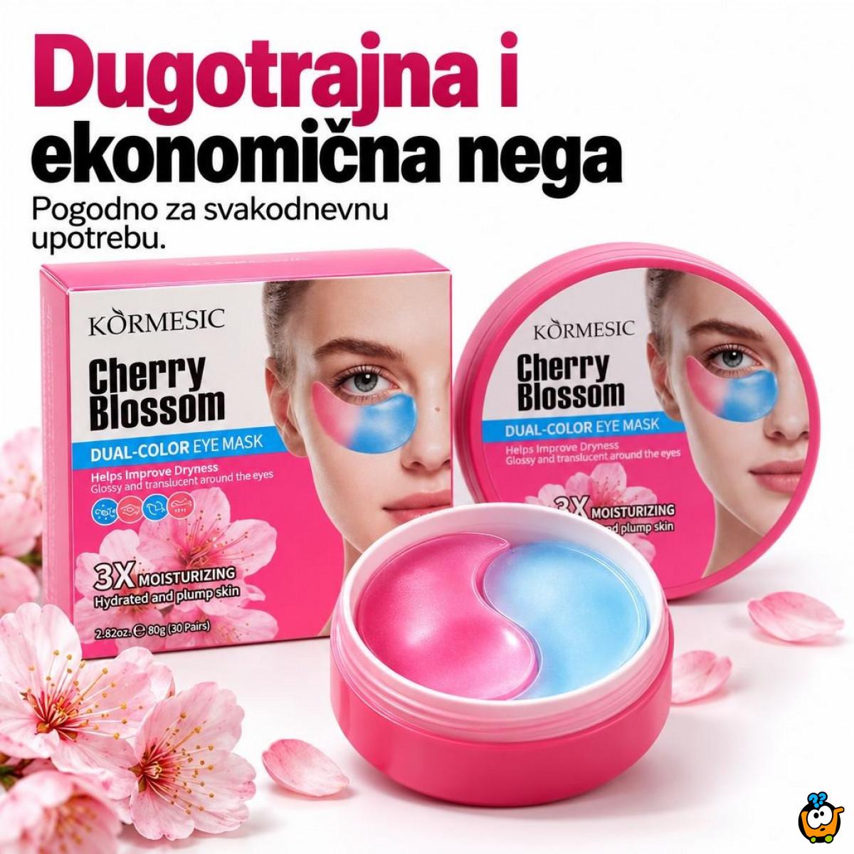 Kormesic Cherry Blossom dvoslojna maska za područje oko očiju – 30 pari