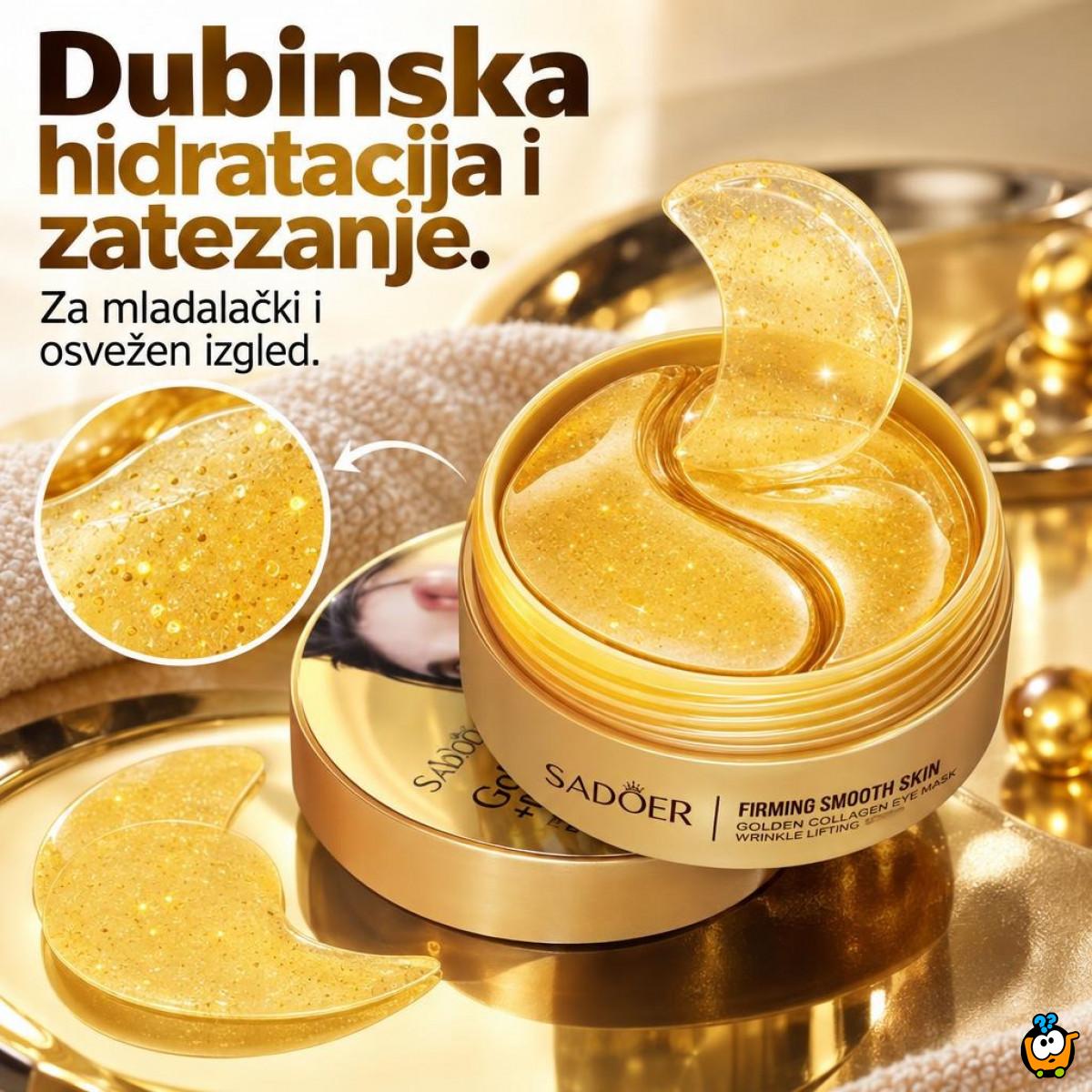 Sadoer 24K Gold Collagen Starry Eye Mask, 30 pari