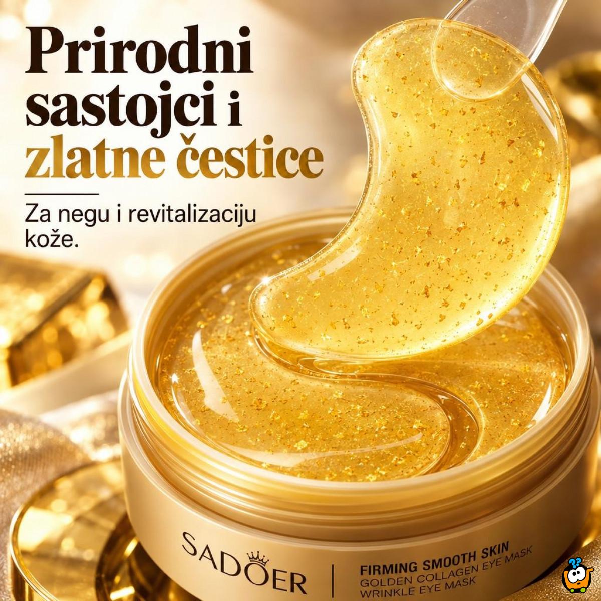 Sadoer 24K Gold Collagen Starry Eye Mask, 30 pari