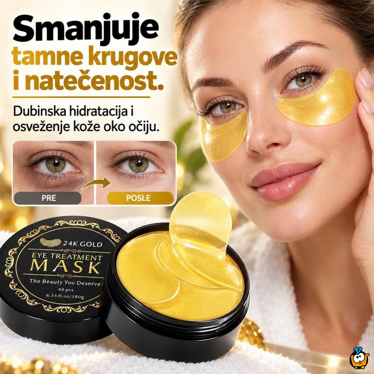 24K Gold Eye Treatment Mask 60pcs - Maska za oči sa zlatom