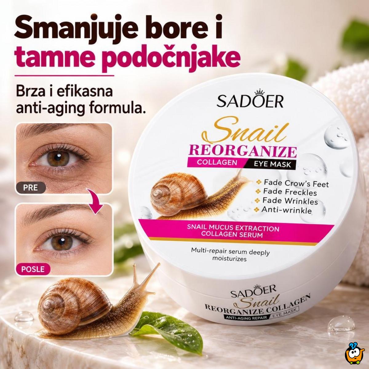 Sadoer Snail Reorganize Collagen Eye Mask 80g