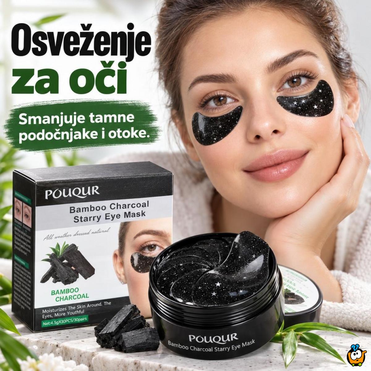 Pouqur Bamboo Charcoal Starry Eye Mask 30 pari