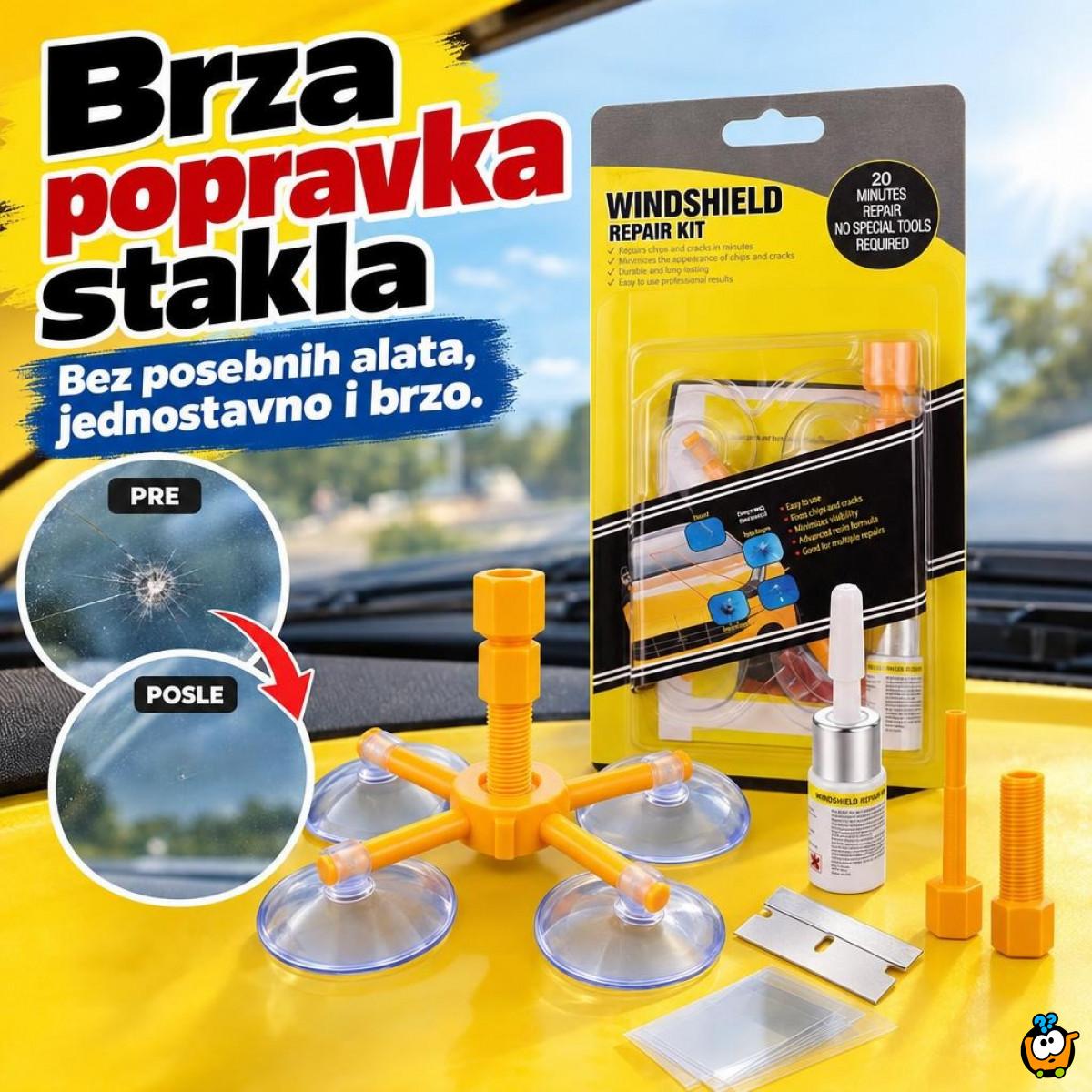 Set za popravku vetrobranskog stakla – Windshield Repair Kit