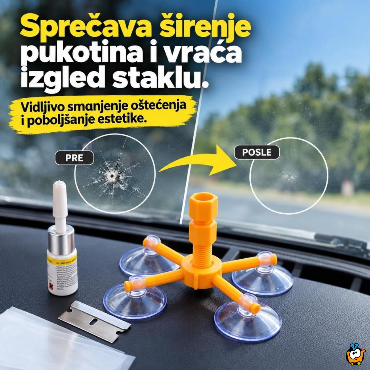 Set za popravku vetrobranskog stakla – Windshield Repair Kit