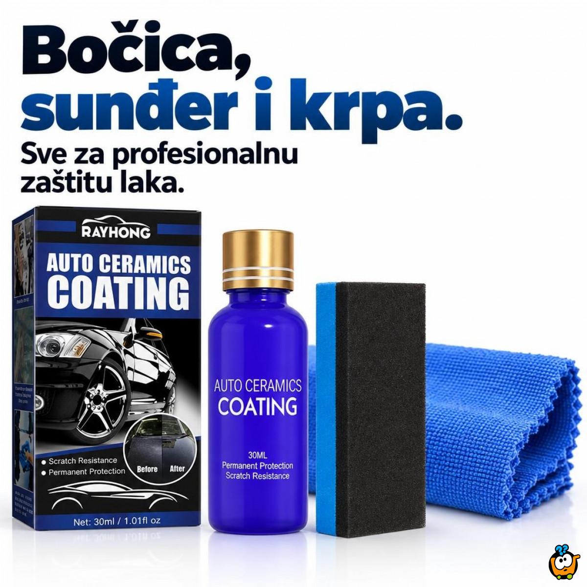 Keramička zaštita laka automobila od ogrebotina i prljavštine 30ml