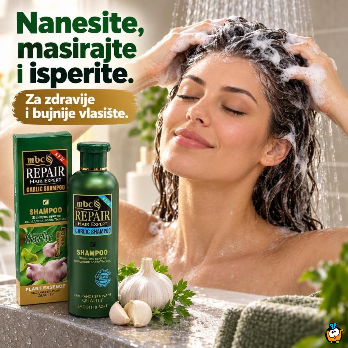 Šampon sa belim lukom za rast i protiv opadanja kose 500ml