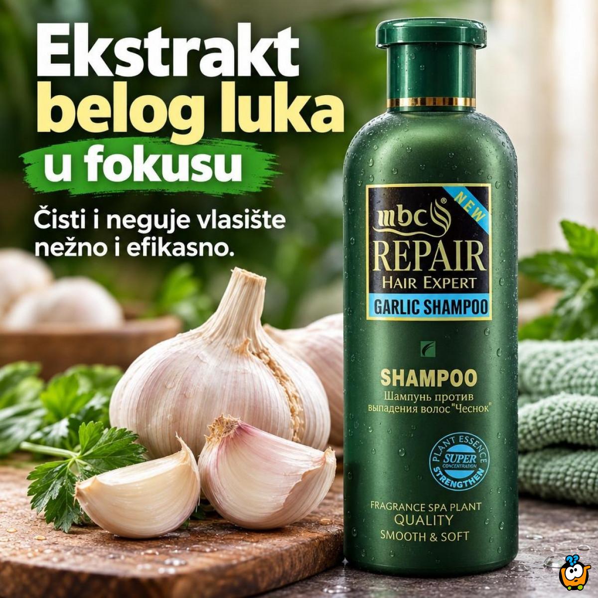 Šampon sa belim lukom za rast i protiv opadanja kose 500ml