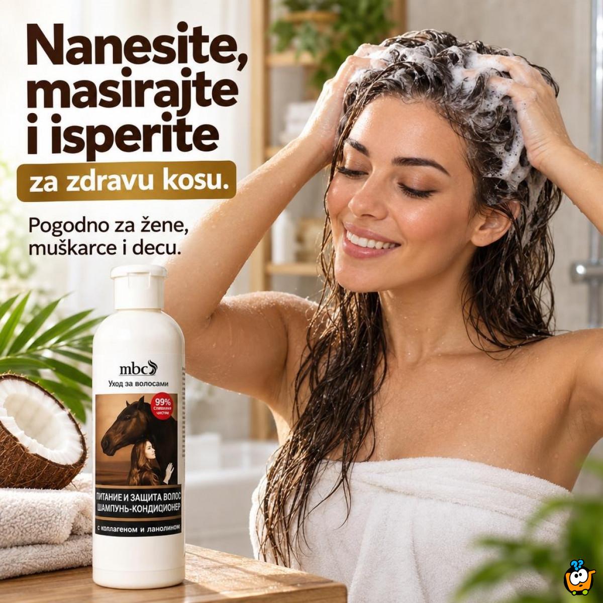 Ruski konjski šampon za kosu sa kokosovom kremom 500ml