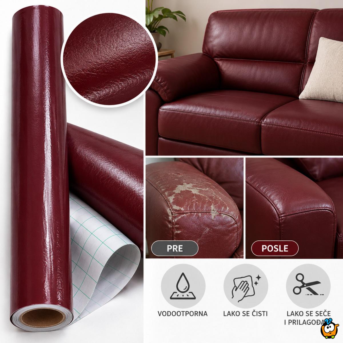 Leather Cover Fix - samolepljiva obnova kožnog nameštaja  60cm × 200cm